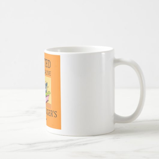 schrodingerの猫の冗談 コーヒーマグカップ (右)