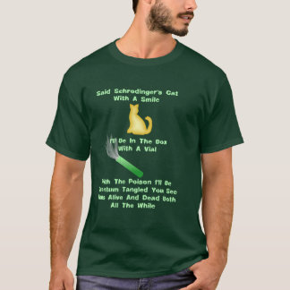 Schrodingerの猫の物語 Tシャツ