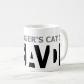 Schrödingerの猫はか。ありますか。か。 コーヒーマグカップ (正面右)