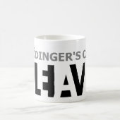 Schrödingerの猫はか。ありますか。か。 コーヒーマグカップ (中央)