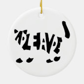 Schrödingerの猫 セラミックオーナメント (裏面)