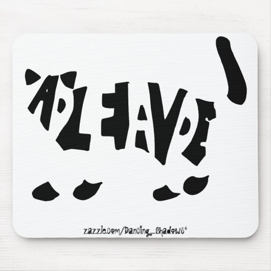 Schrödingerの猫 マウスパッド (正面)