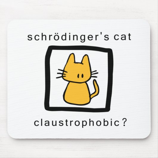 schrodingerの猫 マウスパッド (正面)