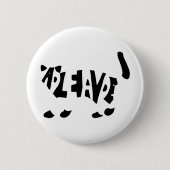 Schrödingerの猫 缶バッジ (正面)