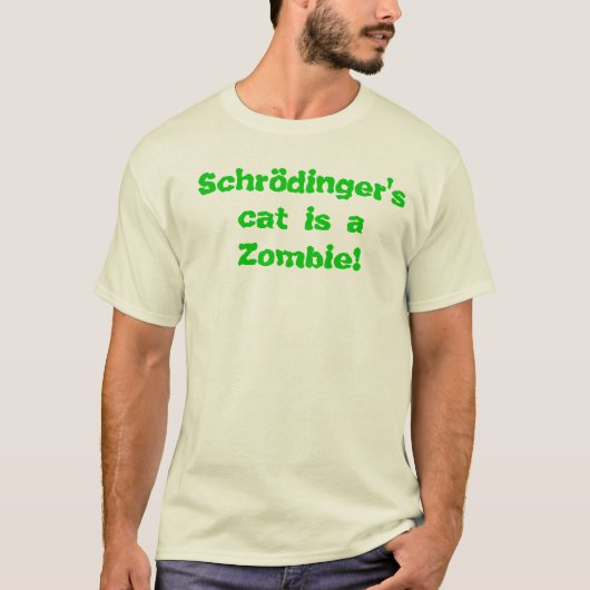 Schrödingerの猫 Tシャツ (正面)