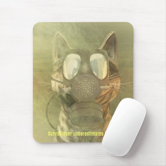 Schrödingerは猫のmousepadを過少見積りします マウスパッド (マウス)