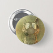 Schrödingerは猫ボタンを過少見積りします 缶バッジ (正面&裏面)