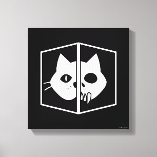 Schrödinger猫のグラフィック キャンバスプリント