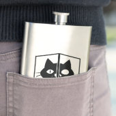 Schrödinger猫のグラフィック フラスク (インサイチュ)