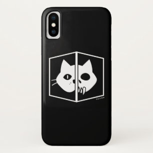 Schrödinger猫のグラフィック iPhone X ケース