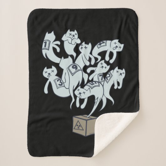 Schrödinger猫9生命 シェルパブランケット (正面)