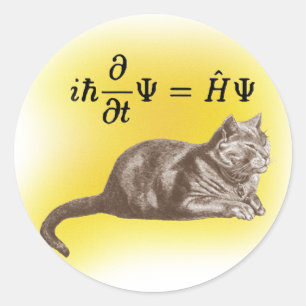 Schrodinger猫 ラウンドシール
