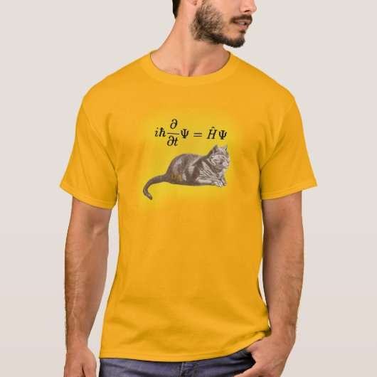 Schrodinger猫 Tシャツ (正面)