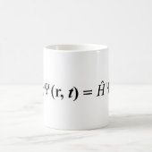 Schrödinger Gleichung Schrodingersの同等化 コーヒーマグカップ (中央)
