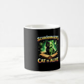 Schrödinger’s Curious Cat コーヒーマグカップ (正面右)
