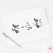 Schrodinger's cat 長方形シール (封筒)