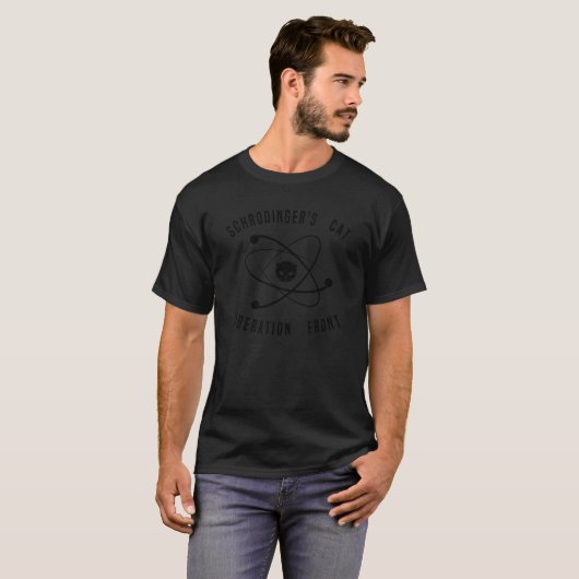 Schrodingers Cat T Shirt Atom Kitten Science Tee G Tシャツ (正面フル)