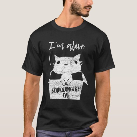 Schrödinger's Katze Tシャツ (正面)