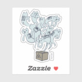 Schruline Cat 9の生活 シール (シート)