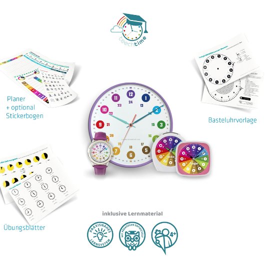 Schulanfangsgeschenk Lernuhr Kinder-Armbanduhr 腕時計