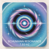 Schumann Resonance 7.83 Hz Plastic Coaster Set コースター (正面)