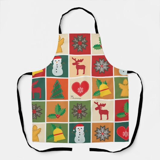 Schürze Weihnachtsmotive エプロン (正面)