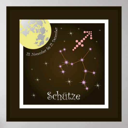 Schütze 23. November bis 21. Dezember Poster ポスター (正面)