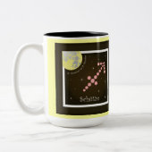 Schütze 23. November bis 21. Dezember Tasse ツートーンマグカップ (左)