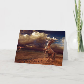 Schütze - Grußkarte カード