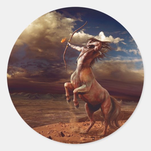 Schütze - Sticker ラウンドシール (正面)