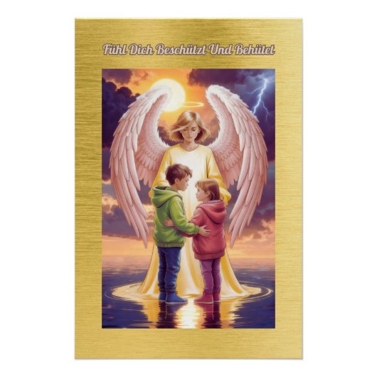 Schutzengel - Fühl Dich Behütet und Beschützt ポスター (正面)