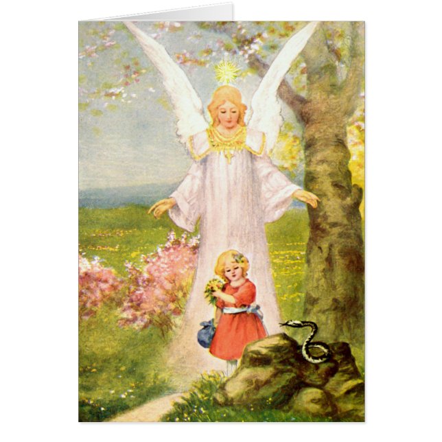 Schutzengel Mädchen und Schlange (正面)