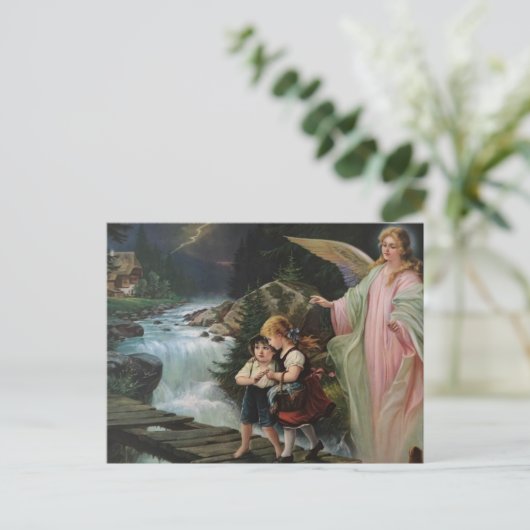 Schutzengel und Kinder Lindberg Bild ポストカード (スタンド正面)