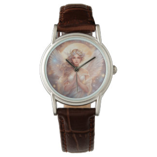 Schutzengel,  wasserfarben pastell Gemälde 腕時計