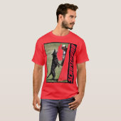 Schutzhundのジャーマン・シェパード犬のワイシャツ Tシャツ (正面フル)