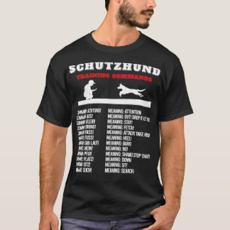 Schutzhundトラインスパイアン・コマンド関連Schutz Tシャツ