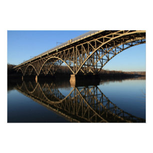Schuylkillの川上の橋 ポスター