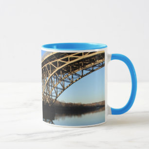 Schuylkillの川上の橋 マグカップ