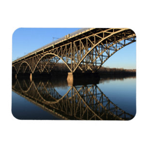 Schuylkillの川上の橋 マグネット
