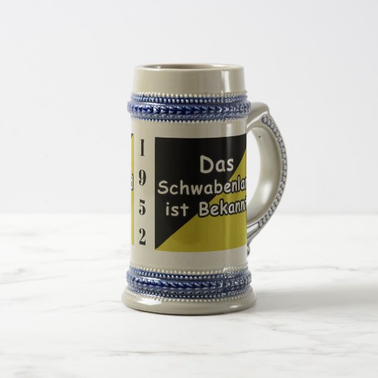 Schwaebisch Are Known Mug ビールジョッキ (正面右)