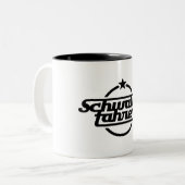 Schwalbefahrer (schwarz) ツートーンマグカップ (正面左)