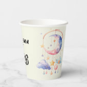 Schwangerschaft baby wolken mobile Pappbecher 紙コップ (裏面)