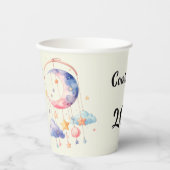 Schwangerschaft baby wolken mobile Pappbecher 紙コップ (正面)