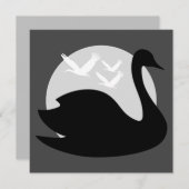 Schwanz-Risiko für Schwarzen 招待状 (正面/裏面)