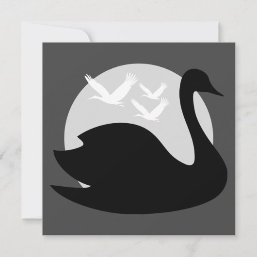 Schwanz-Risiko für Schwarzen 招待状 (正面)