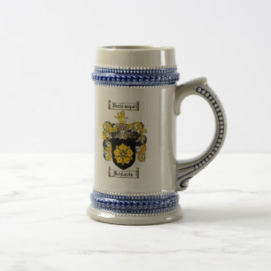 Schwartzの家紋ステイン ビールジョッキ