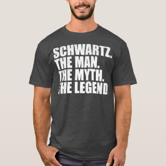 SchwartzSchwartzファミリー名Schwartz姓Sc Tシャツ