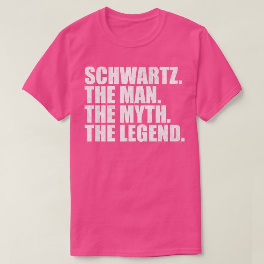 SchwartzSchwartzファミリー名Schwartz姓Sc Tシャツ (デザイン正面)