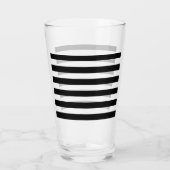 Schwarz & Weiß gestreiftes  タンブラーグラス (裏面)