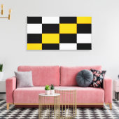 Schwarz-Weiss Kontrast キャンバスプリント (インサイチュ (リビング))